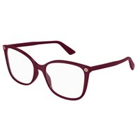 Montatura vista Gucci Donna GG0026O010-RED-RED-TRANSPARENT53 - GG0026O010-RED-RED-TRANSPARENT53